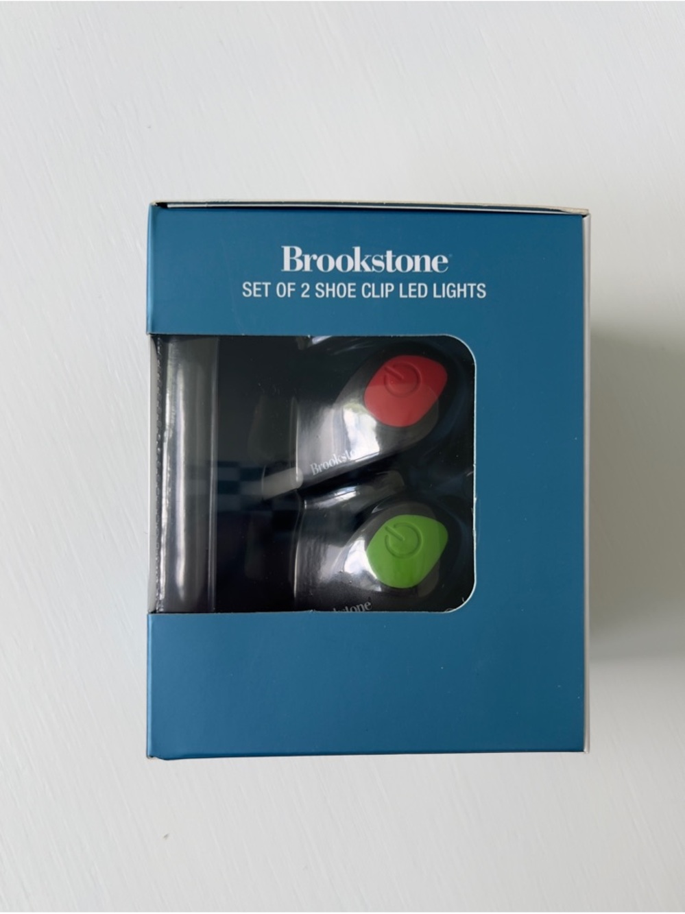 Brookstone Shoe Clip LED Lights - Red & Green
